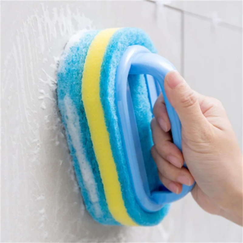 Cleaning brush with handle sponge scrubbing pot ceramic tile kitchen cleaning sponge thickening scrubbing decontamination
Cleaning brush with handle sponge scrubbing pot ceramic tile kitchen cleaning sponge thickening scrubbing decontamination