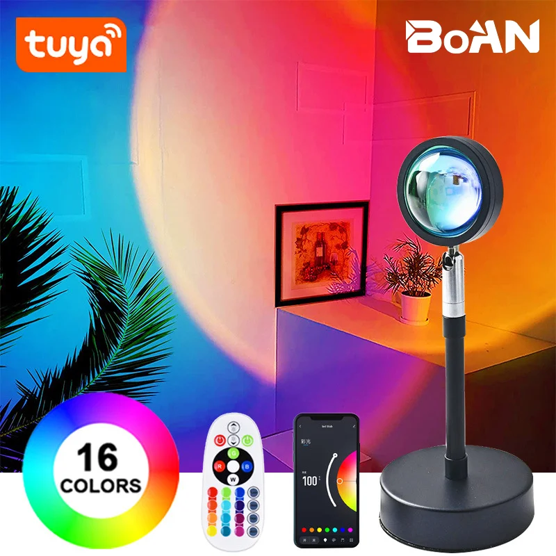Sunset Lamp Rainbow Projector Night Light Sunset Projection Led Desk Lamp for Bedroom Atmosphere Rainbow Lamp Decoration Light
Sunset Lamp Rainbow Projector Night Light Sunset Projection Led Desk Lamp for Bedroom Atmosphere Rainbow Lamp Decoration Light