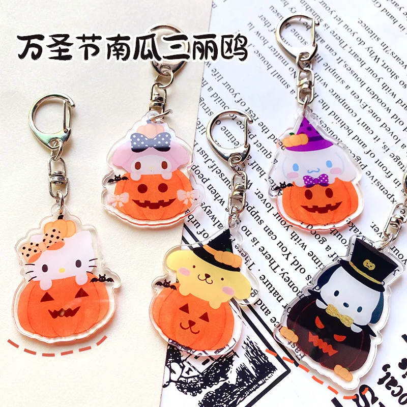 Sanrio Halloween Keychain Anime Hello Kitty Cinnamoroll Kuromi Ornament Bag Pendant Accessories Kawaii Cute Creative Girls Gifts
Sanrio Halloween Keychain Anime Hello Kitty Cinnamoroll Kuromi Ornament Bag Pendant Accessories Kawaii Cute Creative Girls Gifts