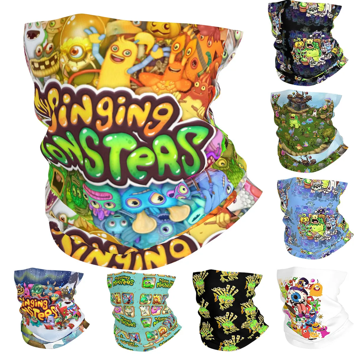 Бандана на шею с принтом «Мой пение монстров» 
Бандана на шею с принтом «Мой пение монстров»
