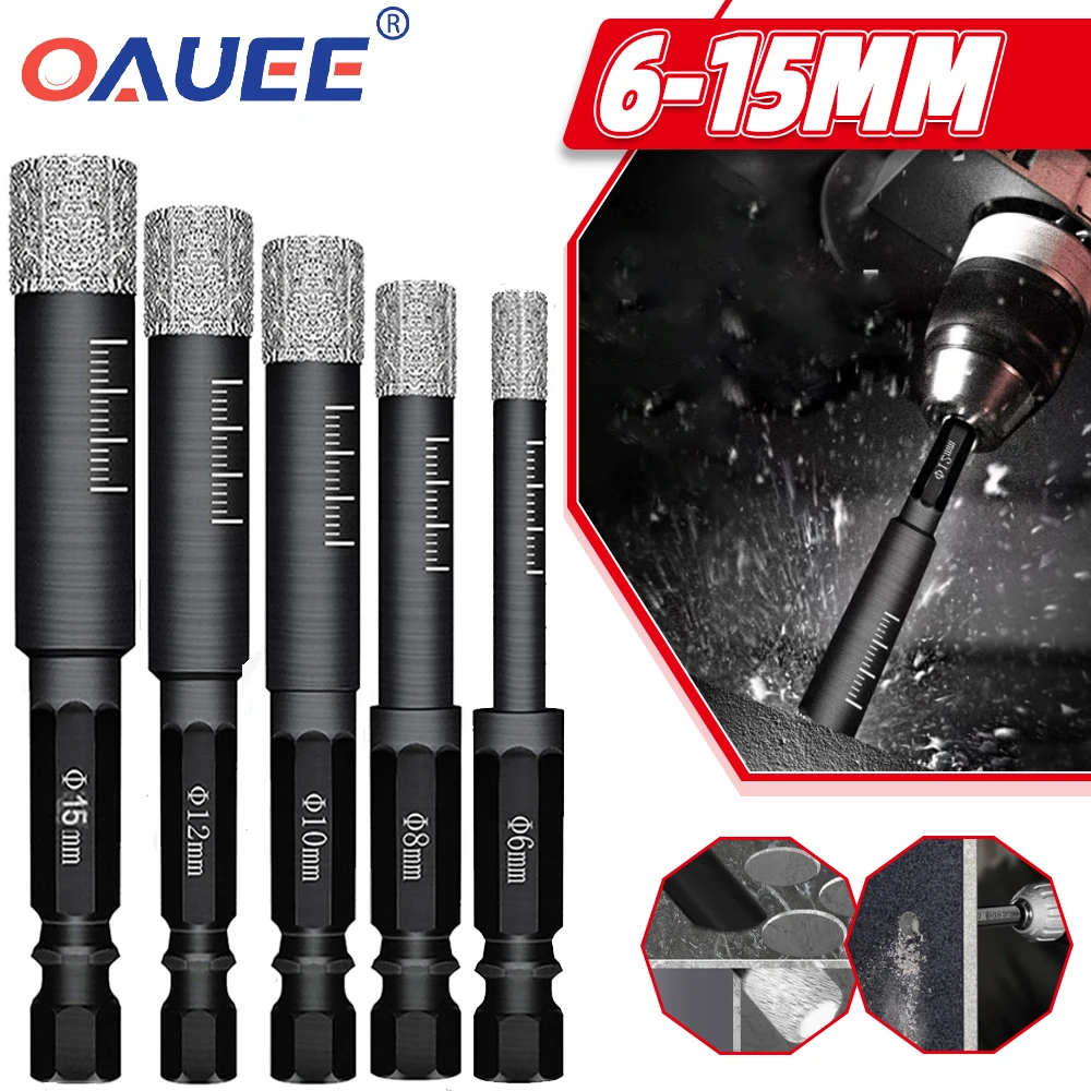 6-15mm Hexagonal Vaccum Shank Brazed Diamond Dry Ceramic Tile Glass Drill Bit Marble Granite Vitrified Tile Hole Opener Drill
6-15mm Hexagonal Vaccum Shank Brazed Diamond Dry Ceramic Tile Glass Drill Bit Marble Granite Vitrified Tile Hole Opener Drill