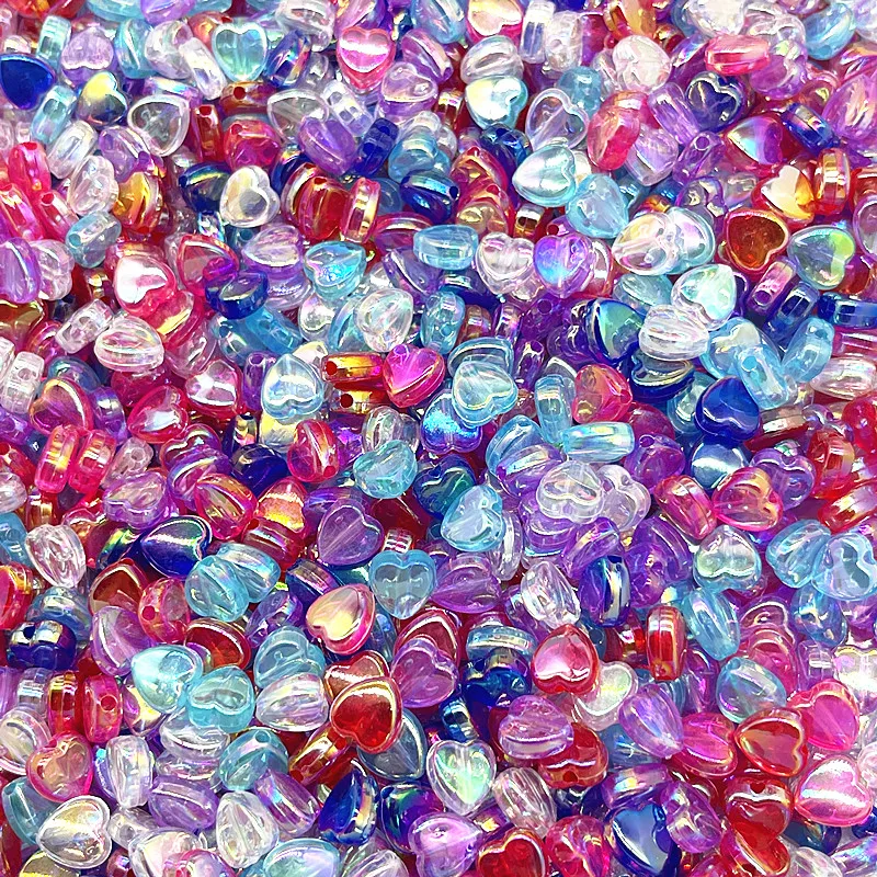 100pcs 8mm AB Colour Heart Shape Acrylic Beads Loose Spacer Beads for Jewelry Makeing DIY Handmade Bracelet
100pcs 8mm AB Colour Heart Shape Acrylic Beads Loose Spacer Beads for Jewelry Makeing DIY Handmade Bracelet
