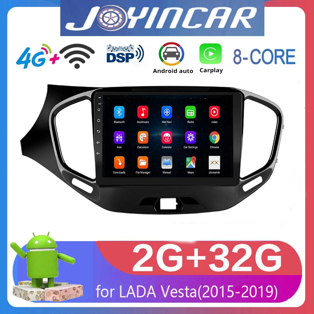 4G DSP Android Car Radio Multimedia Video Player GPS Navigation Carplay For LADA Vesta Cross Sport 2015-2019 2din Stereo Screen
4G DSP Android Car Radio Multimedia Video Player GPS Navigation Carplay For LADA Vesta Cross Sport 2015-2019 2din Stereo Screen