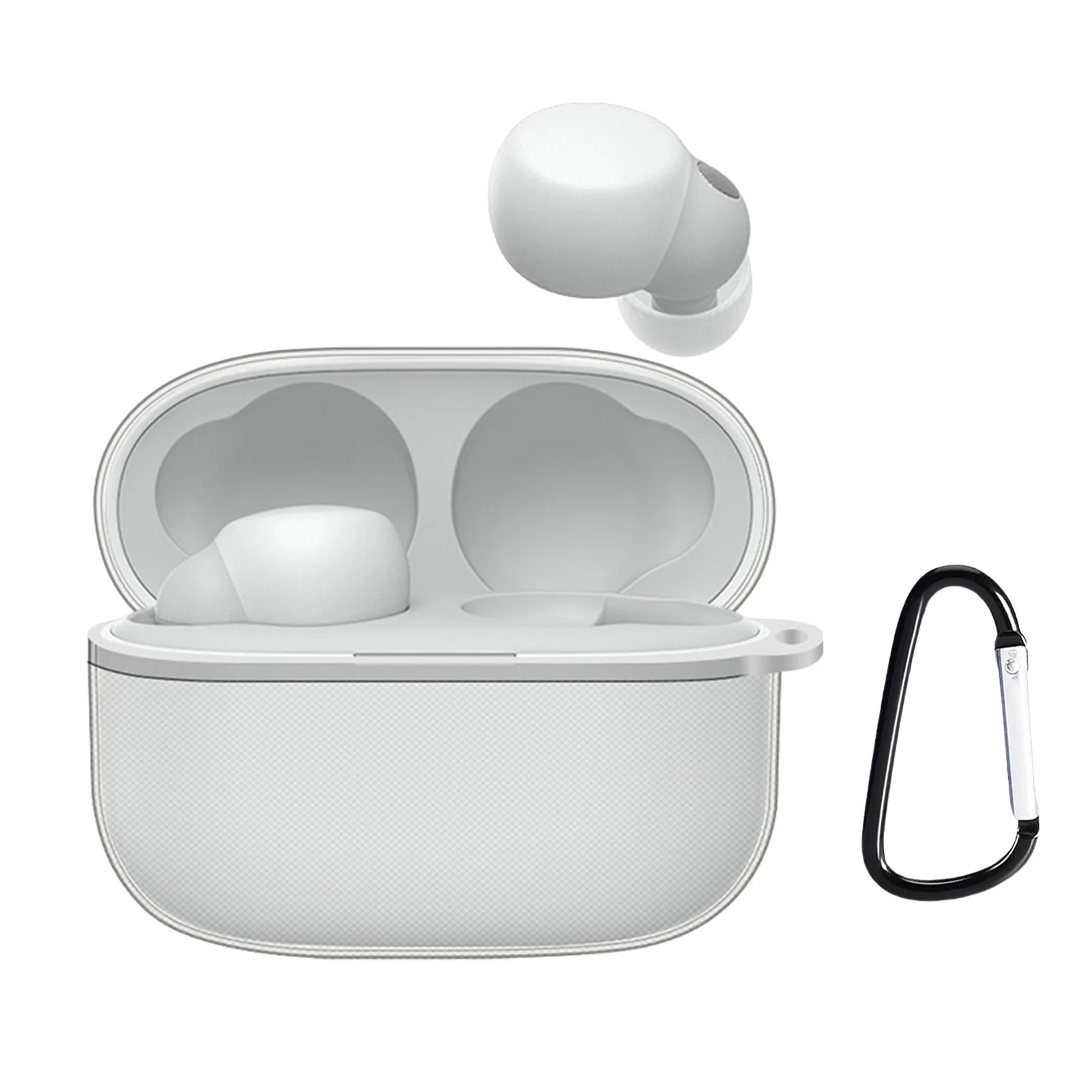 Прозрачный чехол из ТПУ для беспроводных наушников Sony Link Buds S WF-LS900N, противоударный пылезащитный чехол с карабином
Прозрачный чехол из ТПУ для беспроводных наушников Sony Link Buds S WF-LS900N, противоударный пылезащитный чехол с карабином