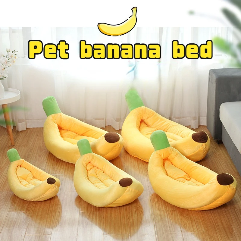 Large dog cat banana nest cute pet bed removable litter washable kennel pet litter for medium dog pet supplies
Large dog cat banana nest cute pet bed removable litter washable kennel pet litter for medium dog pet supplies