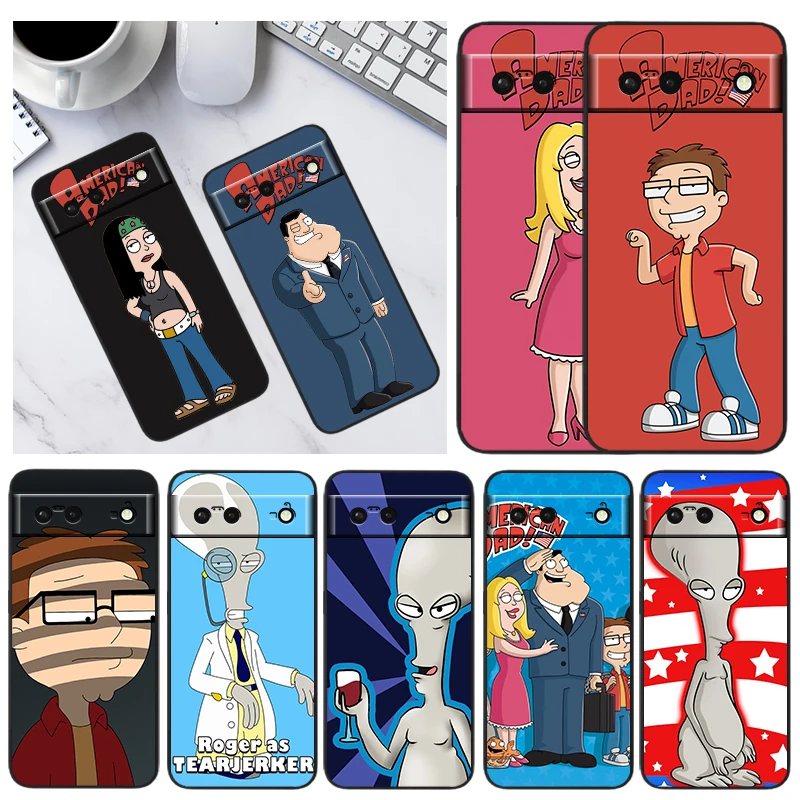 Cartoon American Dad For Google Pixel 7 6 Pro 6A 5A 5 4 4A XL 5G Shell Soft Silicone Fundas Coque Capa Black Phone Case
Cartoon American Dad For Google Pixel 7 6 Pro 6A 5A 5 4 4A XL 5G Shell Soft Silicone Fundas Coque Capa Black Phone Case