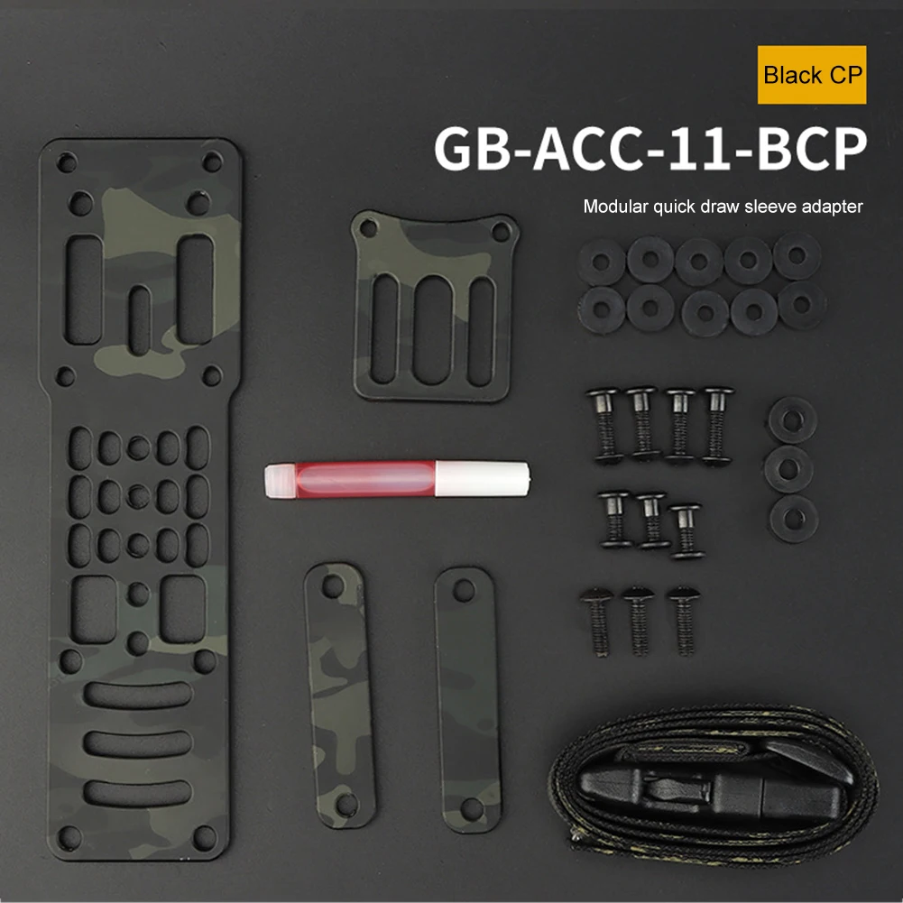 Modular Holster Adapter Aluminum Alloy Pistol Leg Drop Adapter Quick Pull Adjustable for Hunting Airsoft Camping Accessories
Modular Holster Adapter Aluminum Alloy Pistol Leg Drop Adapter Quick Pull Adjustable for Hunting Airsoft Camping Accessories