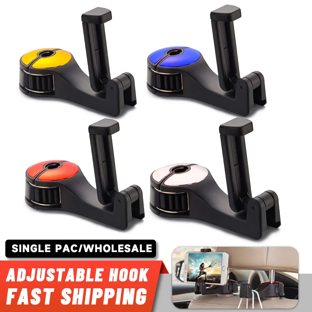 Регулируемые автомобильные крючки на подголовник, подставка для мобильного телефона, автомобильный держатель для телефона крепеж сиденья,... 
Регулируемые автомобильные крючки на подголовник, подставка для мобильного телефона, автомобильный держатель для телефона крепеж сиденья,...