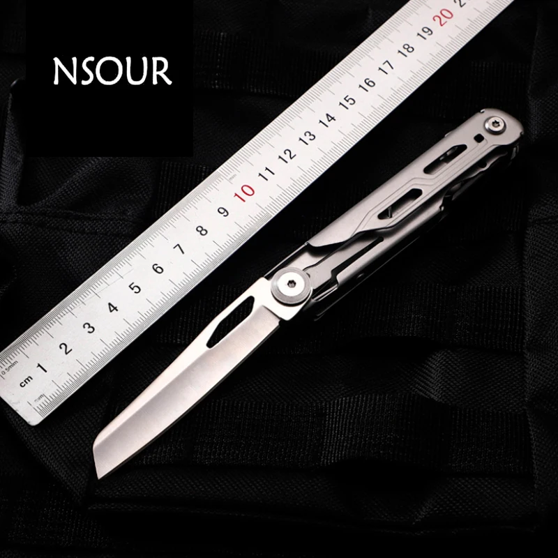 

440 Pocket Folding Knife Multifunctional Hand Tools EDC Utility Knife Scissors Bottle Opener Screwdriver Broken Window Cone New