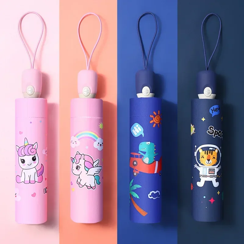 Lightweight Children's Windproof Automatic Folding Umbrella Sunshade Portable Cute Anti-UV Umbrella Children's Umbrella Girls
Lightweight Children's Windproof Automatic Folding Umbrella Sunshade Portable Cute Anti-UV Umbrella Children's Umbrella Girls