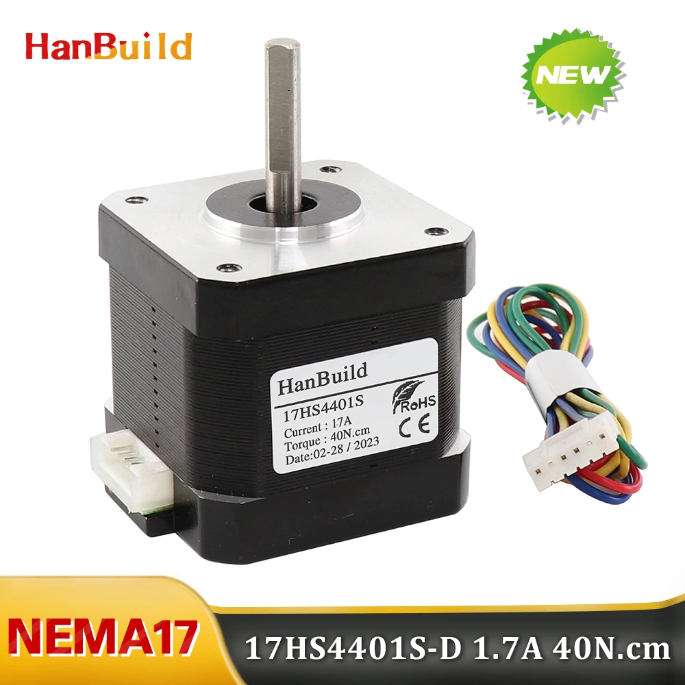 1PCSFree Shipping Wat17HS4401S-FS erproof motor captive Stepper Motor 42 motor Nema17 motor 1.7A 40N.CM for 3D printer CNC XYZ
1PCSFree Shipping Wat17HS4401S-FS erproof motor captive Stepper Motor 42 motor Nema17 motor 1.7A 40N.CM for 3D printer CNC XYZ