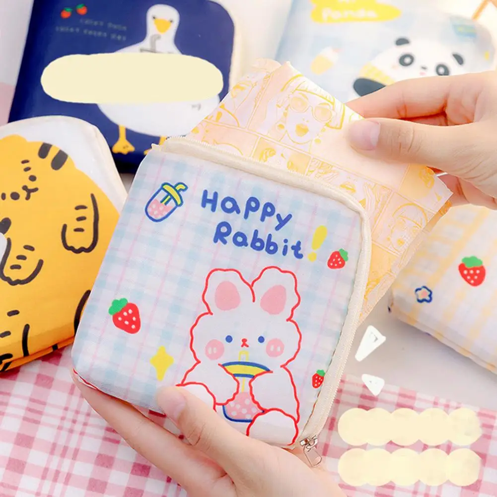 Large Capacity Portable Cosmetic Organizer Lovely Cartoon Animal Sanitary Napkin Pouch Tampon Pouch for School
Large Capacity Portable Cosmetic Organizer Lovely Cartoon Animal Sanitary Napkin Pouch Tampon Pouch for School