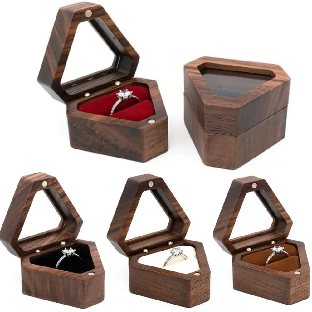 2022 New Wooden Jewelry Ring Box Earring Rings Bracelet Jewelry Display Box Ring Case Travel jewelry Storage Gifts Packaging Box
2022 New Wooden Jewelry Ring Box Earring Rings Bracelet Jewelry Display Box Ring Case Travel jewelry Storage Gifts Packaging Box