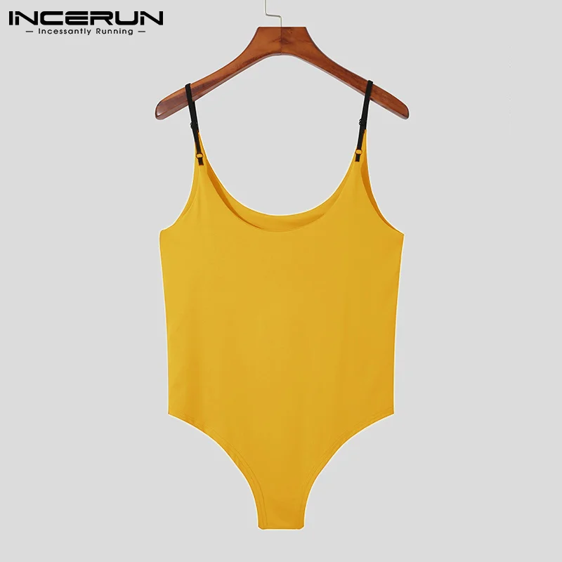 2023 Men Bodysuits Sexy Patchwork O-neck Slveless Suspenders Tops Rompers Skinny Pajamas Underwear Men Bodysuit S-5XL
2023 Men Bodysuits Sexy Patchwork O-neck Slveless Suspenders Tops Rompers Skinny Pajamas Underwear Men Bodysuit S-5XL