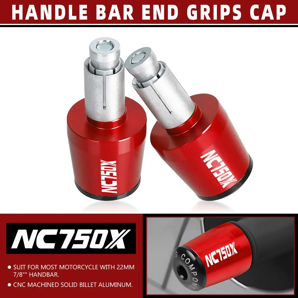 7/8" 22mm Motorcycle Handlebar Grips End Handle Bar Cap Ends Plug For Honda NC750X NC 750X 2014-2018 2019 2020 2021 2022 2023
7/8" 22mm Motorcycle Handlebar Grips End Handle Bar Cap Ends Plug For Honda NC750X NC 750X 2014-2018 2019 2020 2021 2022 2023