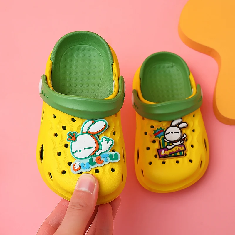 Kids Summer Cave Shoes Lovely Cartoon Rabbit Sandals Boy Girl Beach Swimming Slippers Toddler Baby Bathroom Non-slip Slippers
Kids Summer Cave Shoes Lovely Cartoon Rabbit Sandals Boy Girl Beach Swimming Slippers Toddler Baby Bathroom Non-slip Slippers
