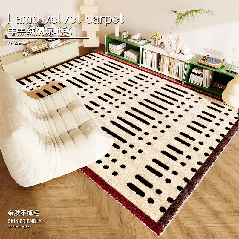 Living Room Carpet Fashion Art Plaid Bedroom Bedside Mat Popular Cloakroom Leisure Area Coffee Table Plush Rugs Ковер Tapis 러그
Living Room Carpet Fashion Art Plaid Bedroom Bedside Mat Popular Cloakroom Leisure Area Coffee Table Plush Rugs Ковер Tapis 러그
