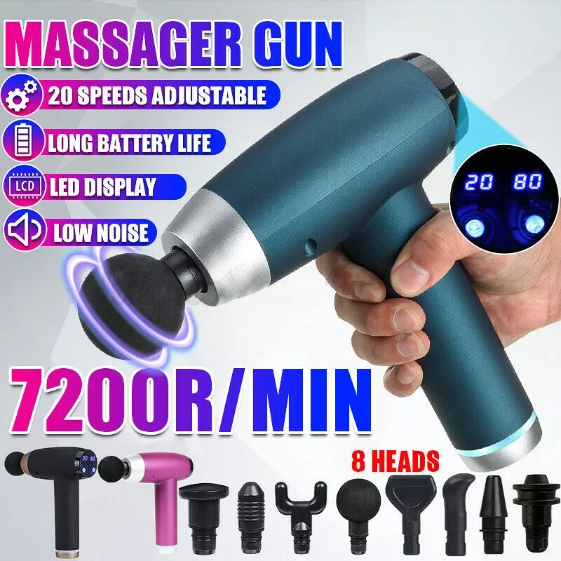2021 New Touch Screen Massage Guns 8 Heads Muscle Massager LCD Display Relax Deep Tissue 20 Speed Slimming Fascia Gun USB Charge
2021 New Touch Screen Massage Guns 8 Heads Muscle Massager LCD Display Relax Deep Tissue 20 Speed Slimming Fascia Gun USB Charge