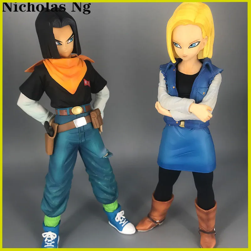Фигурка героя из аниме «Драконий жемчуг Z», 24 см, Android 17, Android 18, ПВХ, коллекционная декоративная модель, игрушки для детей, подарок на Хэллоуин
Фигурка героя из аниме «Драконий жемчуг Z», 24 см, Android 17, Android 18, ПВХ, коллекционная декоративная модель, игрушки для детей, подарок на Хэллоуин