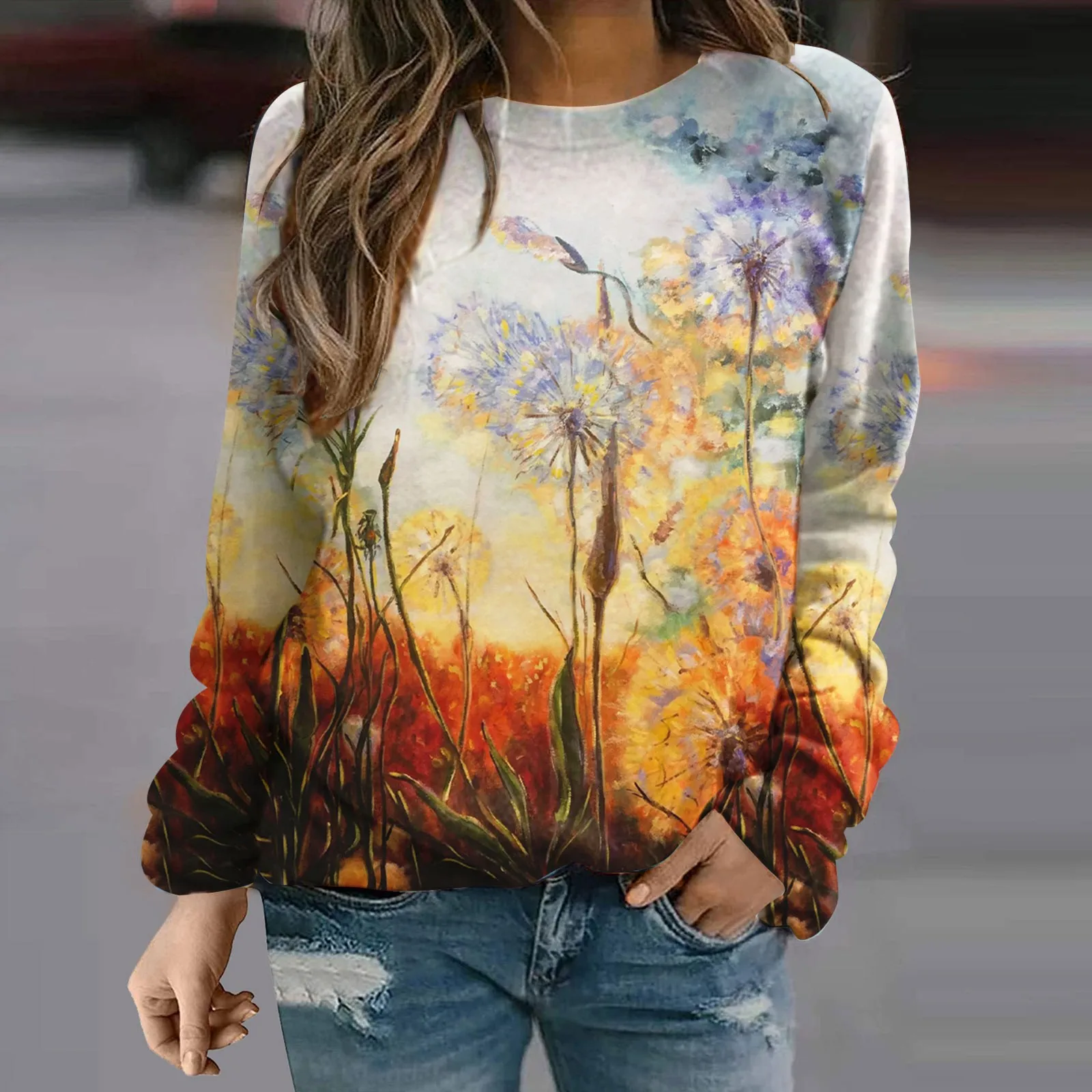 Women Lady Loose Full Zip Sweatshirt Round Neck Fit Pullover Tops Casual Long Sleeve Short Sweatshirt Short T Shirt 
Women Lady Loose Full Zip Sweatshirt Round Neck Fit Pullover Tops Casual Long Sleeve Short Sweatshirt Short T Shirt