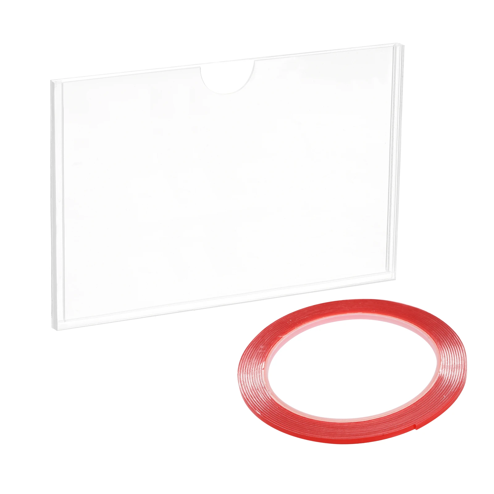 Uxcell Clear Acrylic Sign Holder Document Paper Horizontal Frame 4.1x5.8inch with Double Sided Adhesive Strip for Home 3 Pcs
Uxcell Clear Acrylic Sign Holder Document Paper Horizontal Frame 4.1x5.8inch with Double Sided Adhesive Strip for Home 3 Pcs