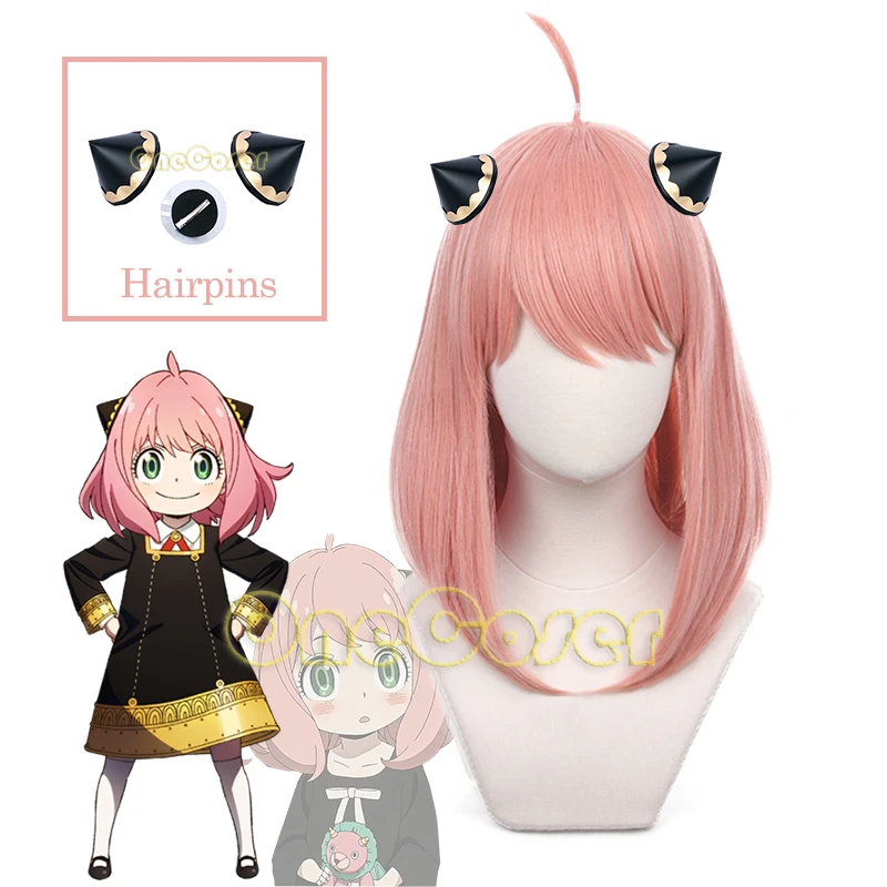 Anime Spy X Family Anya Forger Cosplay Wig Pink Short Hair Accessories Hairpins 007 Heat-resistant Fiber Hair+Wig Cap Girls
Anime Spy X Family Anya Forger Cosplay Wig Pink Short Hair Accessories Hairpins 007 Heat-resistant Fiber Hair+Wig Cap Girls