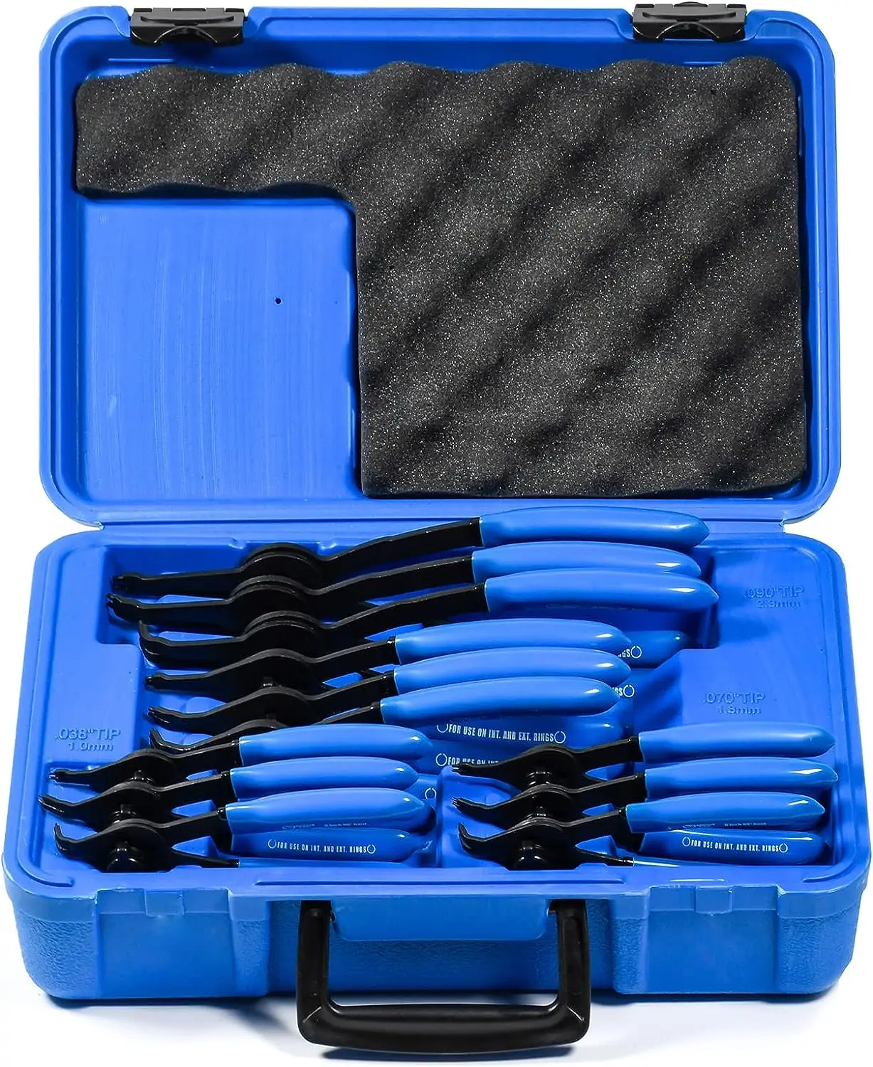 Piece Versatile Retaining Snap Ring Pliers set,Heavy Duty Fixed Tip Combination Internal/External Snap-ring Pliers for 0.038in 0
Piece Versatile Retaining Snap Ring Pliers set,Heavy Duty Fixed Tip Combination Internal/External Snap-ring Pliers for 0.038in 0