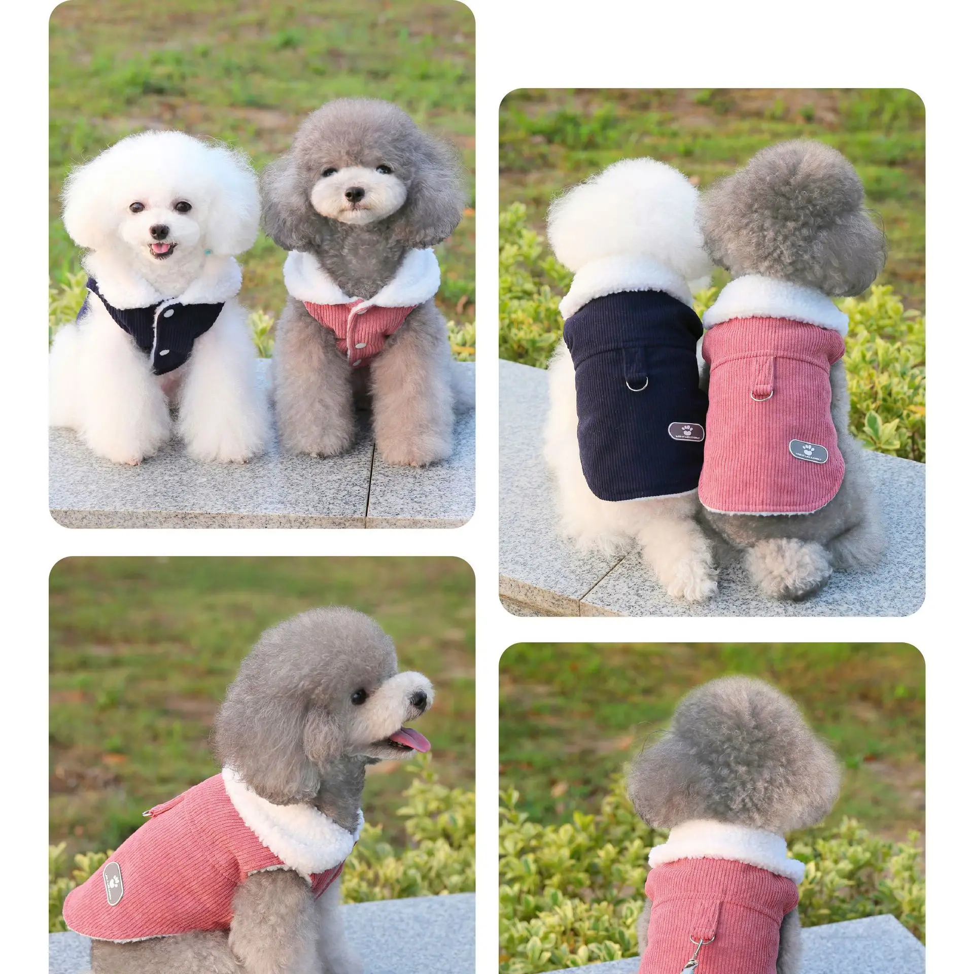 Pet Fashion Vest Autumn Winter Medium Small Dog Clothes Warm Wool Cute Harness Sweet Coat Kitten Puppy Jacket Yorkshire Poodle
Pet Fashion Vest Autumn Winter Medium Small Dog Clothes Warm Wool Cute Harness Sweet Coat Kitten Puppy Jacket Yorkshire Poodle