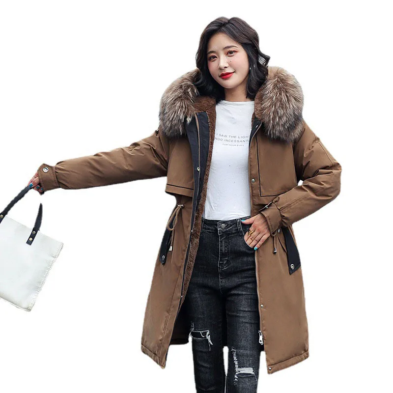 Tops Parker Padded Women's Plush Liner Removable Over-the-Knee Padded Coat 2023 New Winter Thick Warm Women's Cotton Coat NBH690
Tops Parker Padded Women's Plush Liner Removable Over-the-Knee Padded Coat 2023 New Winter Thick Warm Women's Cotton Coat NBH690