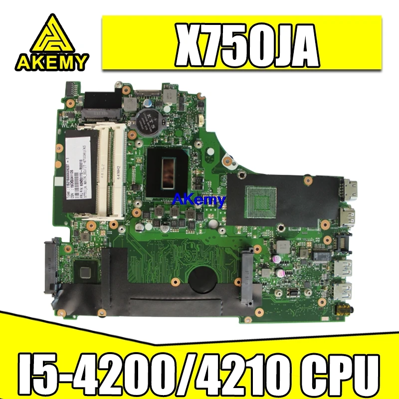 X750JA-I5-4200/4210 материнская плата для Asus X750J k750J A750J X750JB, материнская плата для ноутбука, материнская плата
X750JA-I5-4200/4210 материнская плата для Asus X750J k750J A750J X750JB, материнская плата для ноутбука, материнская плата