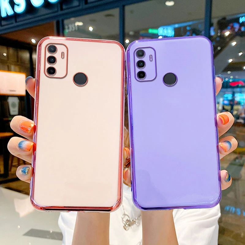 Luxury Square Plating Phone Case For OPPO Reno7 A15 A16 A17 A5 A9 A93 A95 F19 Pro A74 A57 Solid Color Soft Silicone Cover Coque
Luxury Square Plating Phone Case For OPPO Reno7 A15 A16 A17 A5 A9 A93 A95 F19 Pro A74 A57 Solid Color Soft Silicone Cover Coque