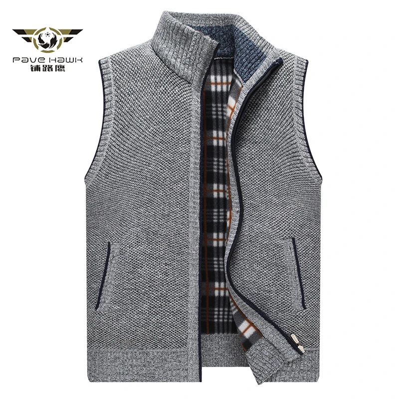 Men's Winter Thick Fleece Sweater Vest Turtleneck Solid Sleeveless Warm Knittwear Male Casual Streetwear Sweaters Plus Size 3XL
Men's Winter Thick Fleece Sweater Vest Turtleneck Solid Sleeveless Warm Knittwear Male Casual Streetwear Sweaters Plus Size 3XL