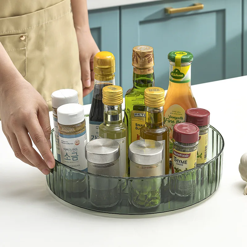 360 Degree Rotating Cabinet Organizer Kitchen Bathroom Cosmetic Turntable Storage Tray Non-Slip Spice Round Rack Plate
360 Degree Rotating Cabinet Organizer Kitchen Bathroom Cosmetic Turntable Storage Tray Non-Slip Spice Round Rack Plate
