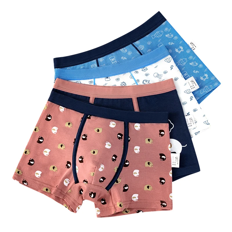 2Pcs Lot Boys Cotton Underpanties Cartoon Elephant Designs Kids Bottoms Shorts Children's Clothes 110-170
2Pcs Lot Boys Cotton Underpanties Cartoon Elephant Designs Kids Bottoms Shorts Children's Clothes 110-170