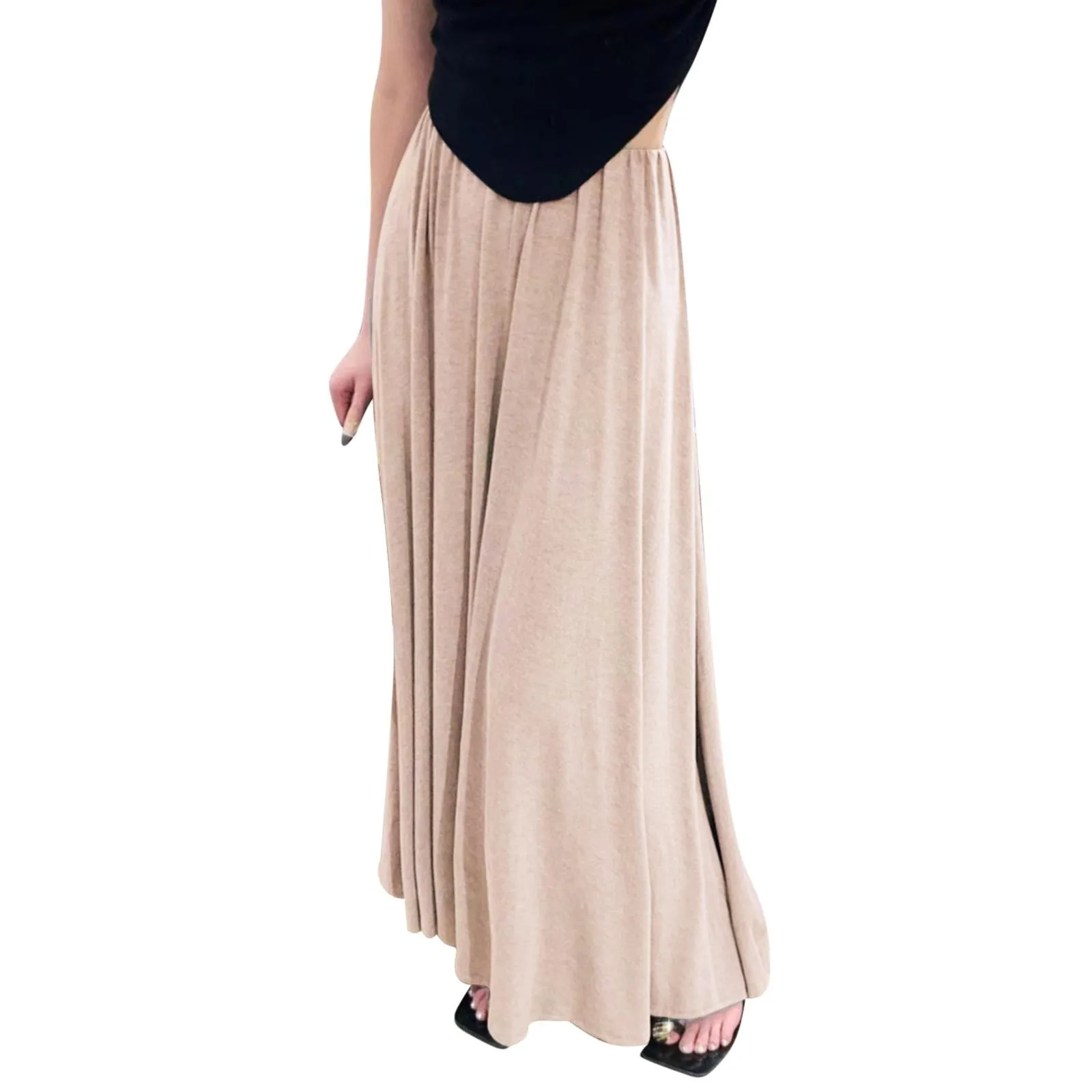 Loose All-match Maxi Skirt Women 2023 Summer Autumn Korean Simple Solid A Line High Waist Long Skirt Female Gray Black Skirt
Loose All-match Maxi Skirt Women 2023 Summer Autumn Korean Simple Solid A Line High Waist Long Skirt Female Gray Black Skirt