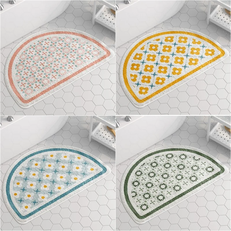 Semicircle Bath Mat Absorbent Bathroom Rugs Non-Slip Fluffy Bathtub Side Carpets Living Room Floor Door Mats Tapis Salle De Bain
Semicircle Bath Mat Absorbent Bathroom Rugs Non-Slip Fluffy Bathtub Side Carpets Living Room Floor Door Mats Tapis Salle De Bain