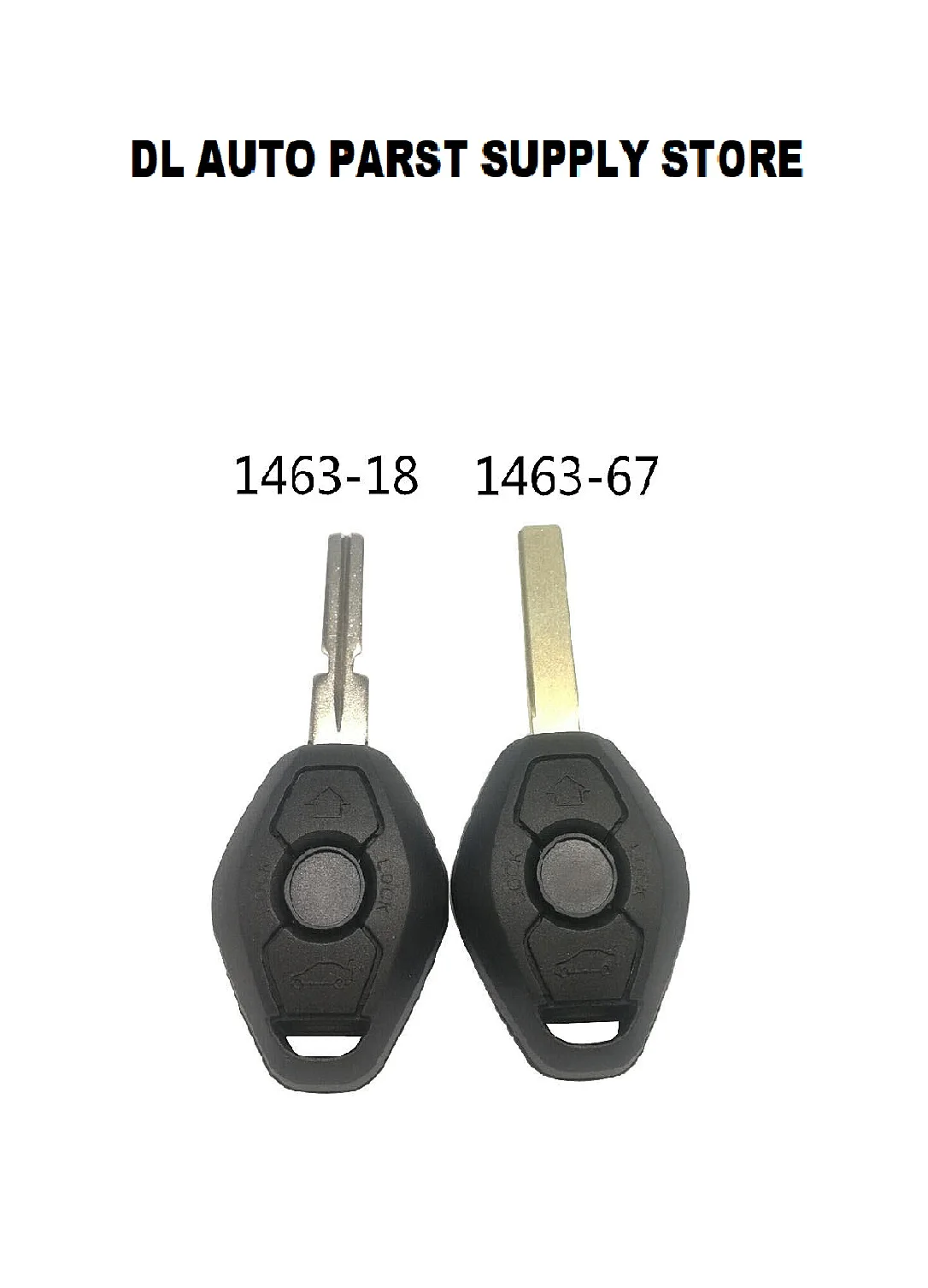 Car key shell 1463 is suitable for BMW 3 key original car replacement shell-10pcs
Car key shell 1463 is suitable for BMW 3 key original car replacement shell-10pcs