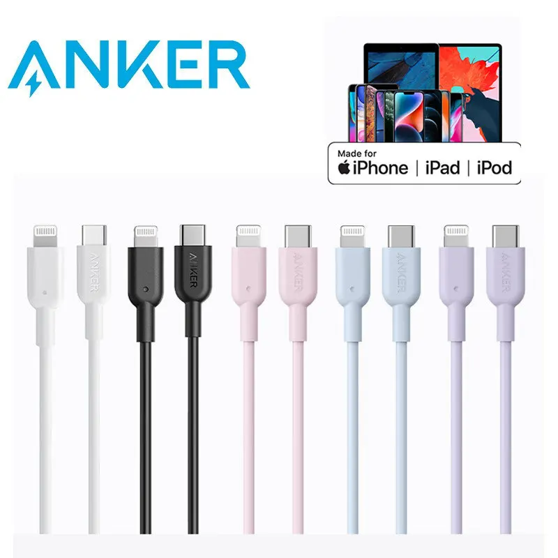 Anker USB C to Lightning Cable 321 ( MFi Certified) Powerline II for iPhone 14 13 Pro 12 Pro Max 12 11 X XS XR 8 Plus, AirPods P
Anker USB C to Lightning Cable 321 ( MFi Certified) Powerline II for iPhone 14 13 Pro 12 Pro Max 12 11 X XS XR 8 Plus, AirPods P