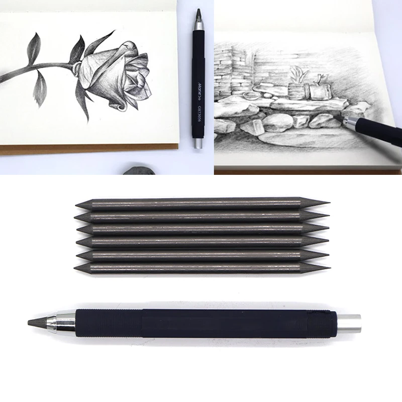1Set 5.6mm Automatic Pencil Set 4B Pencil Lead for Mechanical Pencil Sketch Drawing Pencil Artist Art Supplies
1Set 5.6mm Automatic Pencil Set 4B Pencil Lead for Mechanical Pencil Sketch Drawing Pencil Artist Art Supplies