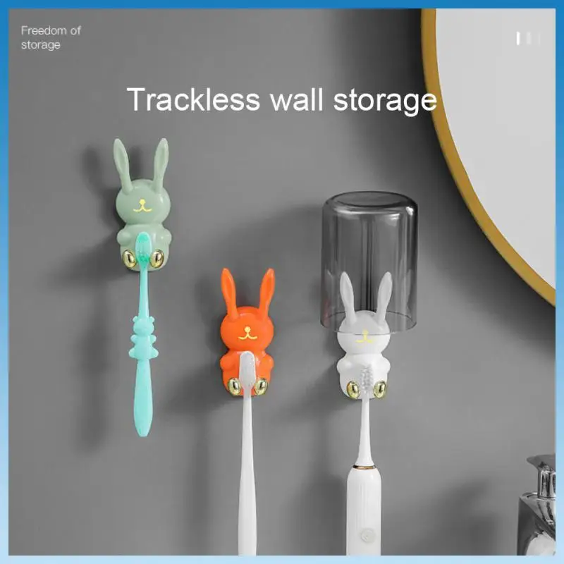 Cute Hook Hook Wash Cup Toothbrush Hanger Multi-functional Perforation-free Hook Non-marking No-punch Bathroom Accessories 1pcs
Cute Hook Hook Wash Cup Toothbrush Hanger Multi-functional Perforation-free Hook Non-marking No-punch Bathroom Accessories 1pcs