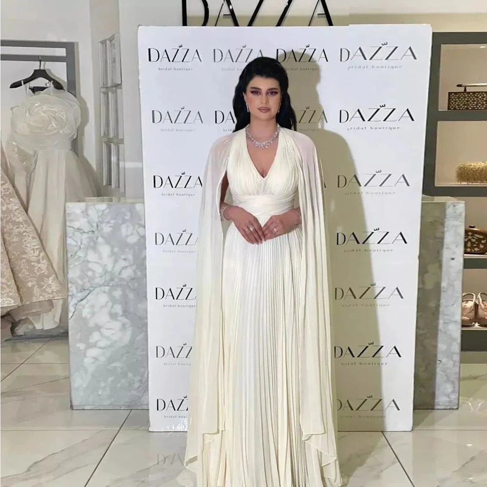 ROSELLA Straight Floor Length White Ribbon Sleeveless Zipper Up Women Formal Evening Dress V-neck Fashion Prom Gown New 2023
ROSELLA Straight Floor Length White Ribbon Sleeveless Zipper Up Women Formal Evening Dress V-neck Fashion Prom Gown New 2023