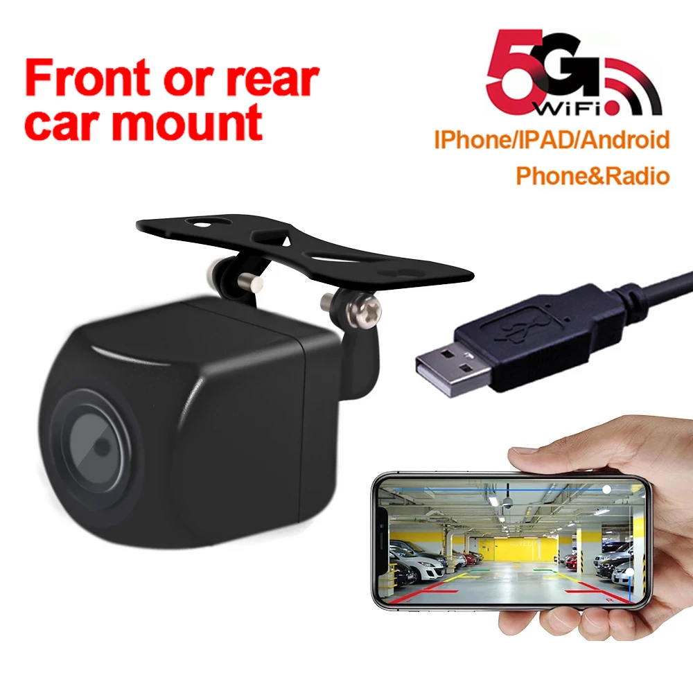 Автомобильная камера заднего вида 5G Wi-Fi HD ночного видения Беспроводная камера заднего вида с кабелем 5 В USB 12 В Поддержка мобильных телефонов Android IOS
Автомобильная камера заднего вида 5G Wi-Fi HD ночного видения Беспроводная камера заднего вида с кабелем 5 В USB 12 В Поддержка мобильных телефонов Android IOS