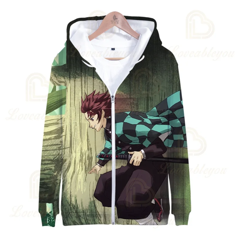 Fashion Demon Slayer Zipper Hoodies 3D Hoodie Sweatshirt Women Harajuku Cosplay Hoodies Men for Women Streetwear
Fashion Demon Slayer Zipper Hoodies 3D Hoodie Sweatshirt Women Harajuku Cosplay Hoodies Men for Women Streetwear