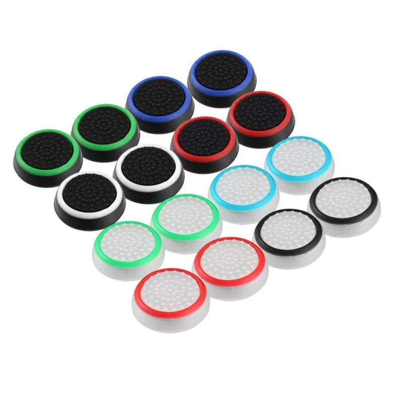 

4 Pcs Analog Thumb Stick Grips Cover For PlayStation 5 4 PS5 PS4 Pro Slim For PS3 Controller Thumbstick Cap For Xbox 360 One X S