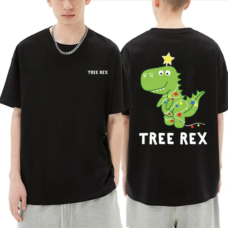 Christmas Dinosaur Tree Rex Double Sided Print T-shirts Funny Men Women Casual Fashion Tshirt Men's Loose T Shirt Man Streetwear
Christmas Dinosaur Tree Rex Double Sided Print T-shirts Funny Men Women Casual Fashion Tshirt Men's Loose T Shirt Man Streetwear