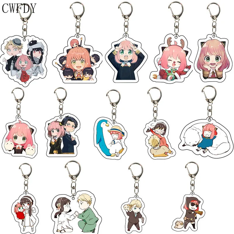 5-14pcs Arcylic Keychain For Women Anime SPY X FAMILY Keychain Cartoon Figure Pendant Keyring Double Sided Key Holder Wholesale
5-14pcs Arcylic Keychain For Women Anime SPY X FAMILY Keychain Cartoon Figure Pendant Keyring Double Sided Key Holder Wholesale