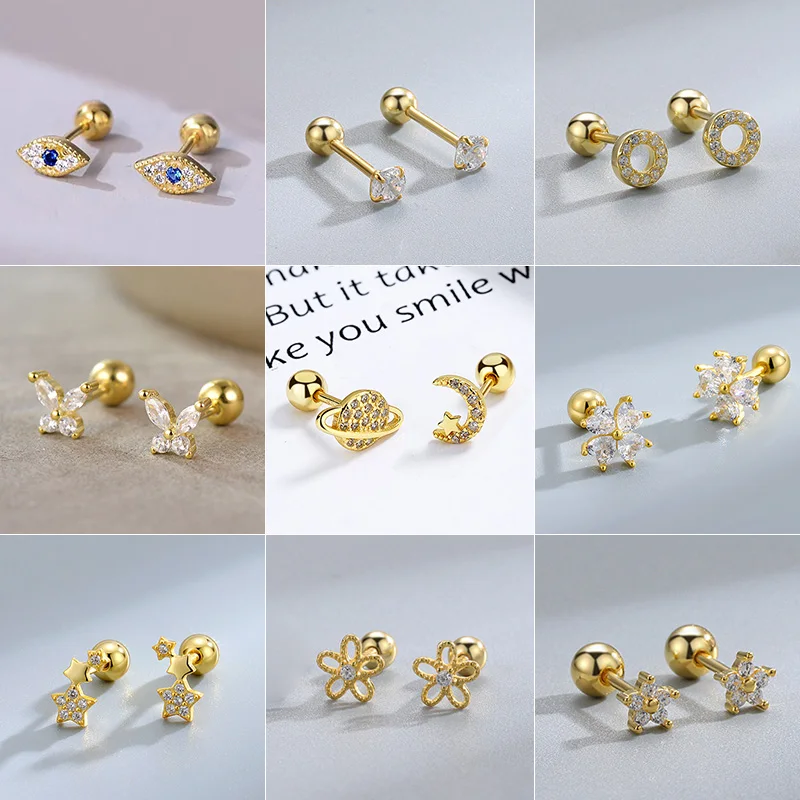 Fashion Tibetan Piercing Tragus Stud Crystal Ear Studs Helix Cartilage Earring for Women Gold Color Piercing Body Jewelry Gift
Fashion Tibetan Piercing Tragus Stud Crystal Ear Studs Helix Cartilage Earring for Women Gold Color Piercing Body Jewelry Gift