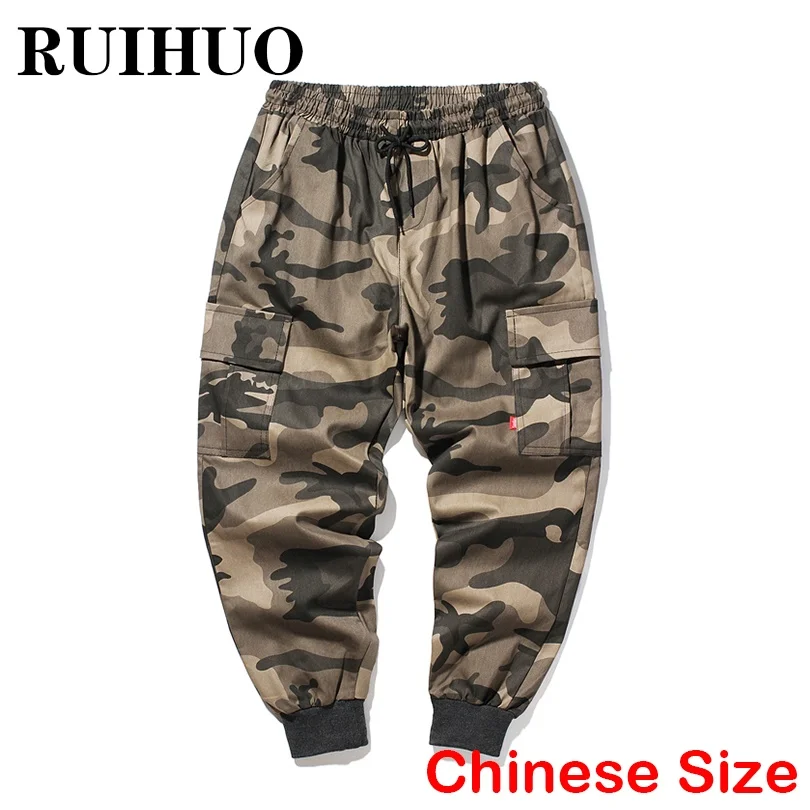 RUIHUO Camo Cargo Pants Men Clothing Fashion Chinese Size 4XL Streetwear Joggers Men Pants Camouflage Trousers 2022 New Arrivals
RUIHUO Camo Cargo Pants Men Clothing Fashion Chinese Size 4XL Streetwear Joggers Men Pants Camouflage Trousers 2022 New Arrivals