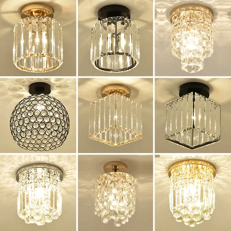 Pendant Lights Modern Minimalist Luxury Crystal Aisle Lamp Geometric Shape Round Square Porch Small Chandelier Bedroom Studying
Pendant Lights Modern Minimalist Luxury Crystal Aisle Lamp Geometric Shape Round Square Porch Small Chandelier Bedroom Studying