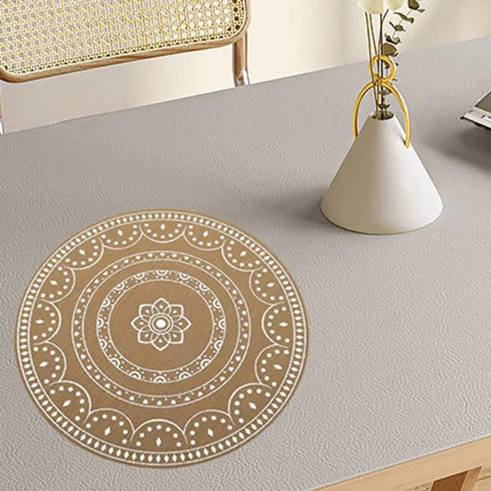 Bowl Mat Modern Eco-friendly Anti-scalding Dining Table Mat Home Decoration Photo Prop for Household Table Mat Table Placemat
Bowl Mat Modern Eco-friendly Anti-scalding Dining Table Mat Home Decoration Photo Prop for Household Table Mat Table Placemat